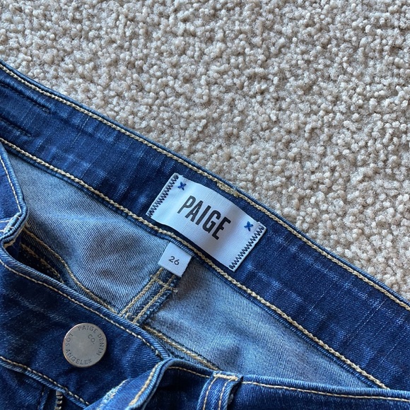PAIGE  Skyline Skinny Jeans in Maggie Wash size 26 Anthropologie - Picture 3 of 7
